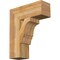 Ekena Millwork Balboa Block Rough Sawn Bracket, Western Red Cedar, 6"W x 18"D x 22"H BKT06X18X22BOA05RWR - alternate 1
